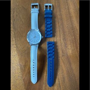 Fossil Watch, White.